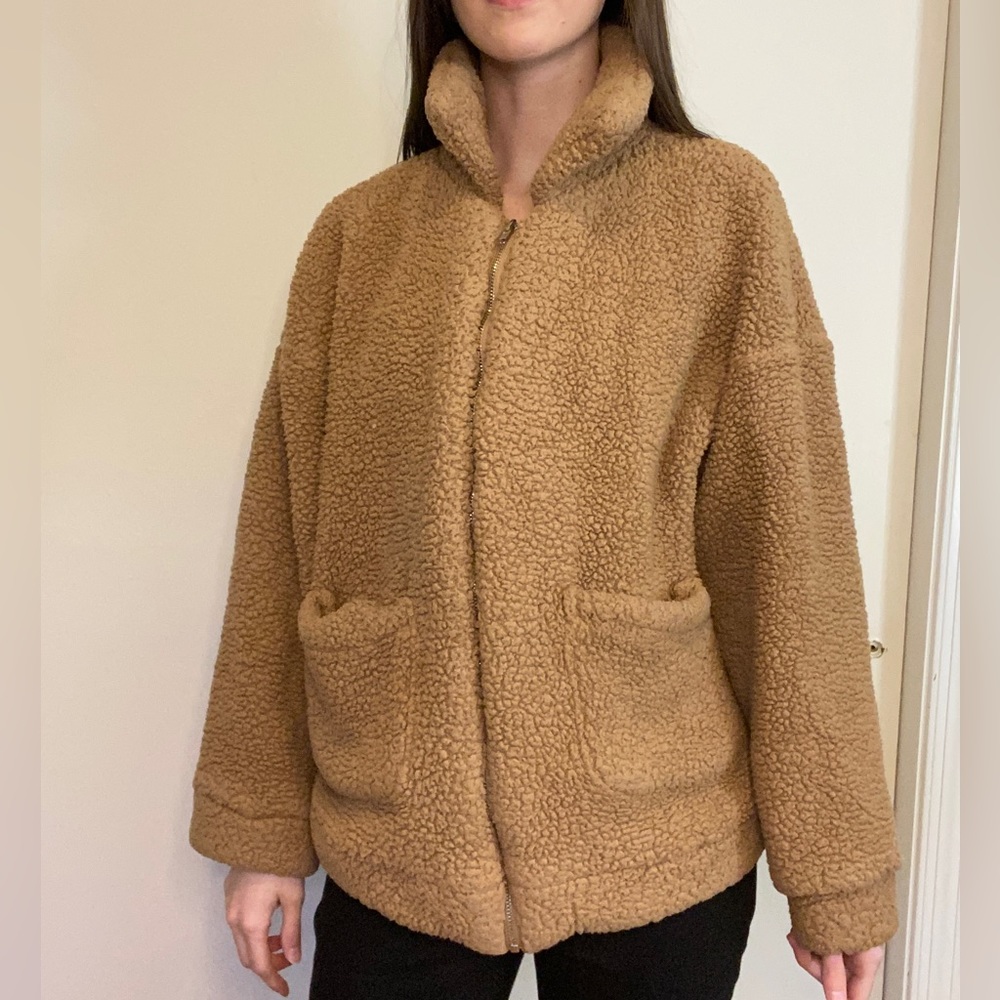 Prettygarden Zip Up Teddy Coat Women - Picture 5 of 6